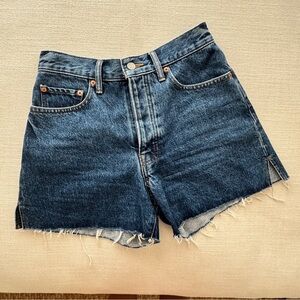 Lucky Brand Dark Blue Jean “Traveler” Shorts